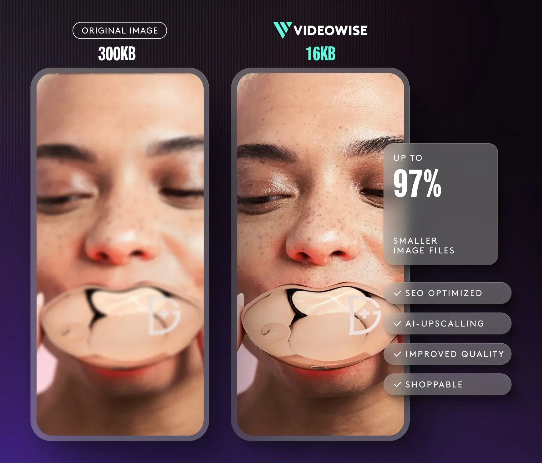 90% faster loading video optimized whit ai-min