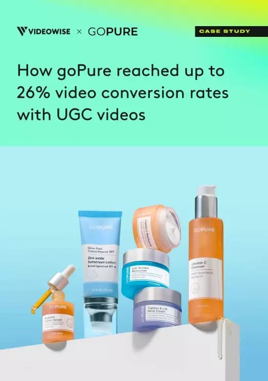 Shopify shoppable video goPure