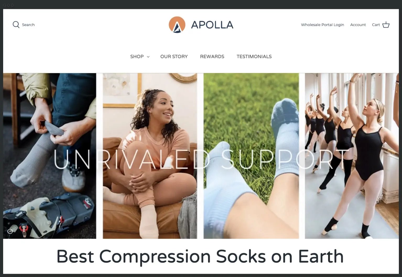 Shopify shoppable video Aolla Performance