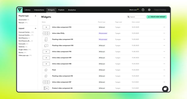 Product Spotlight: Widgets Page Is Here to Transform Your Video Experience